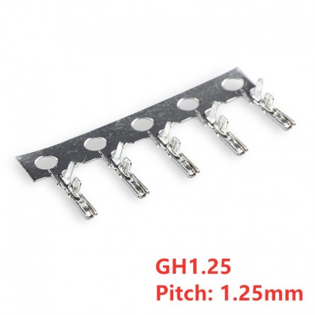 10PCS JST GH shell terminal 1.25mm Pitch with Lock GH1.25 Terminals