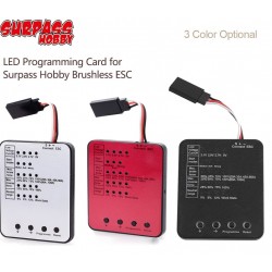 SURPASS HOBBY LED Programming Card for RC Car ESC Brushless Electronic Speed Controller