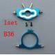 1set B36/B40mm Motor Fixed Seat Aluminum Front/Rear Fixing Ring/Mount Water-cooling for RC Brushless Electric Boats
