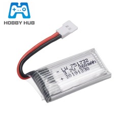 3.7V 260mAh Lipo Battery for Eachine H8 JJRC H8 Mini RC Quadcopter drone Spare Parts 3.7v 751732