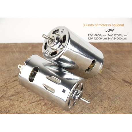 1PCS 550 555 Double ball bearing Motor DC 12V - 24V 50W high power