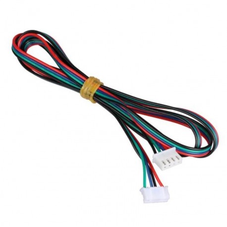 3d Printer Part 5Pcs 3D Printer 4-Pin Female-Female XH2.54 Connector Nema 17 Stepper Double White Motor Cable