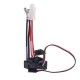 1060 Brushed ESC 60A 2-3S LiPo Waterproof Electric Speed Controller for RC 1/10th Touring Cars Buggies Trucks Rock Crawlers