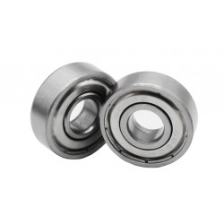 2PCS 605ZZ ABEC-5 Carbon steel bearings pieces Metal Sealed bearing