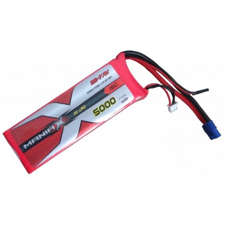 ManiaX 5000mAh 7.4V 15C - RX/TX