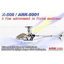 X-500 PRO CCPM EP HELICOPTER/ARK-5001(ARF 85% Assembled)