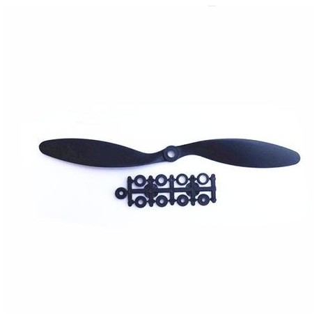 7040 Black propeller 2 blade paddle slow props for fixed wings RC airplane