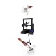 3D printer parts 4010 Fan LED Cooling Fan Blue Light 24v 2pin Low Noise 3d Printer Parts For ender-3 ender-3pro