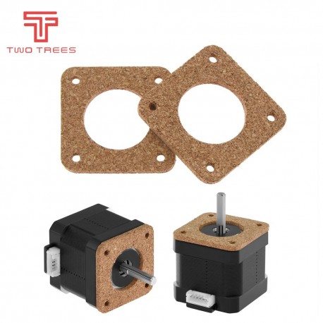 4PCS Nema 17 Stepper Damper Nema17 Stepper Motor Damper Cork Gasket Reprap Isolator 42 Motor Absorber For 3D Printer Motor