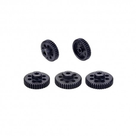 5PCS 48DP 37T 38T 39T 40T 41T Metal Pinion Motor Gear for 3.175mm Shaft 1/10 RC Car Engine