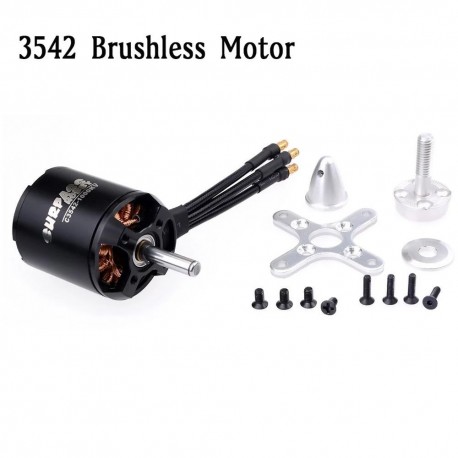 3542 1250KV/1000KV Brushless Outrunner Motor 5.0mm Shaft Compatible 2-4S Lipo/50A ESC FPV Multirotor Quadcopter