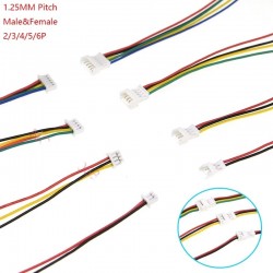 1Pair JST PH 1.25mm 3Pin Male Female Wire Cable Connector Length 15CM JST 1.25MM 3 Pin Micro Jack Plug Wires Cables