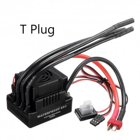 120A Brushless ESC T Plug with 5.8V/3A SBEC 2-4S for 1/8 RC Car Parts