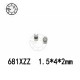 681XZZ deep groove ball bearing 1.5x4x2mm miniature bearing