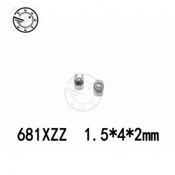 681XZZ deep groove ball bearing 1.5x4x2mm miniature bearing