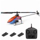 XK K127 4CH 6-Axis Gyro Altitude Hold Flybarless RC Helicopter RTF