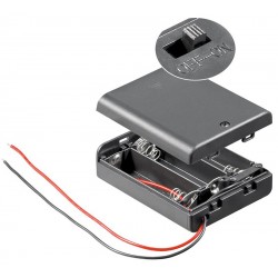 Goobay 12445 Battery box 3x AA Cable