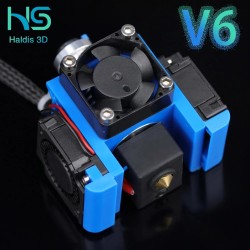 All Metal V6 J-head Hotend Bowden Extruder Kit For E3d V6 Hotend Cooling Fan Bracket Block 3D Printers Parts