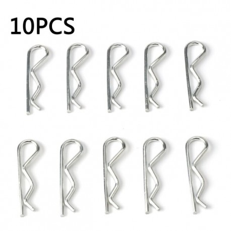 RC 1/14 Body Clips Pins Bend Post Remote Control Car Parts Truck Buggy Shell for 1:14 rc car (10Pcs)