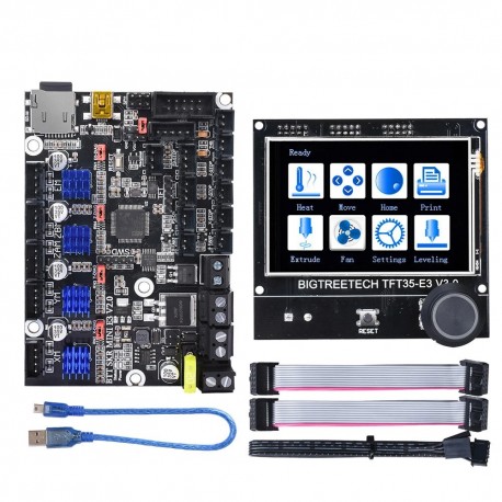 BIGTREETECH® SKR Mini E3 V2 Board With TMC2209 Driver+TFT35 E3 V3.0 Touch Screen Set Kit For Ender 3 Pro Ender 5
