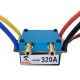 RC ESC 320A Brushed ESC Speed Controller Dual Mode Regulator band brake 5V 3A for 1/10 RC Car Boat