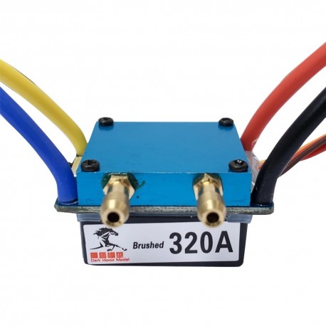 RC ESC 320A Brushed ESC Speed Controller Dual Mode Regulator band brake 5V 3A for 1/10 RC Car Boat