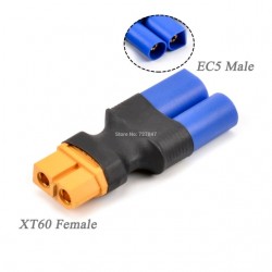 Adapter EC5 Male to XT60 Female Connectors Plug RC Lipo Battery
