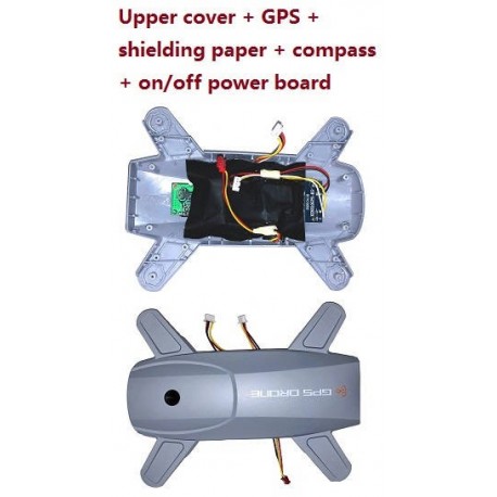 JJRC X16 5G WIFI FPV GPS 6K RC Quadcopter Spare Parts Body Cover+GPS+compass+on/off power