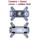 JJRC X16 5G WIFI FPV GPS 6K RC Quadcopter Spare Parts camera + lower cover + rubber feet set