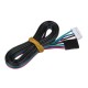 3d Printer Part 5Pcs 3D Printer 4-Pin Female-Female XH2.54 Connector Nema 17 Stepper Double White Motor Cable