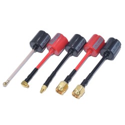 2pcs 5.8G 2.3Dbi TX77 RX RHCP Mini Lollipop FPV Antenna SMA/ RP-SMA UFL Straight/Angle MMCX 2.2g For RC Drone