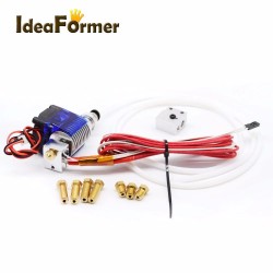 3D Printer J-head Hotend with Fan for 1.75 12V 24V 3D v6 bowden Filament Wade Extruder 0.4mm Nozzle + Volcano kit