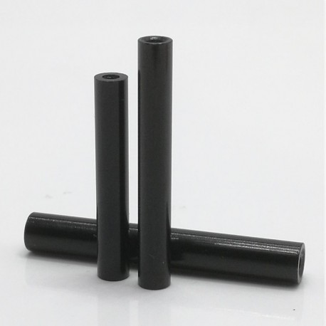 M2 Black round aluminum standoff Column rods 10PCS