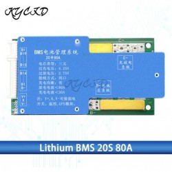 BMS 20S 72V 80A Protection Board With Balance Common Port For E-Bike Charging