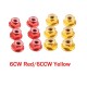 12Pcs M5 Aluminum Motor Screw Nuts Nylon Insert Self Lock Flange Nut CW CCW for RC FPV Racing Drone