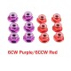 12Pcs M5 Aluminum Motor Screw Nuts Nylon Insert Self Lock Flange Nut CW CCW for RC FPV Racing Drone