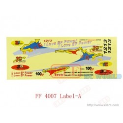 FF 4007 Label-B (for the round canopy)