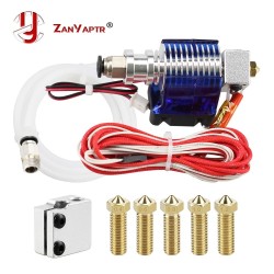 E3D V6 J-head Hotend Extruder Volcano Nozzle For 1.75 Filament Fan Heater Thermistor PTFE Direct Wade For 3D Printer