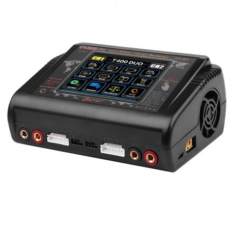 HTRC T400 Pro AC 200W DC 400W 12A*2 Dual Channel Lipo Battery Charger