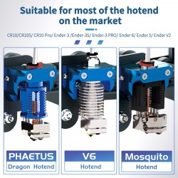 All Metal V6 and V6 Volcano Multi-Mount for Hotends CR10 S/ CR10 Pro/ Ender-3 /Ender-3S/ Ender-3 PRO/ Ender 6/ Ender 5/ Ender V2