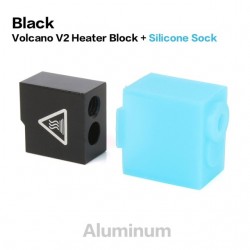 Volcano 3D Printer Parts e3d Heated Block V6 J-head with Silicone Socks