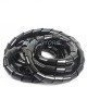 10mm Dia 8.5M Length White PE YL692 Flexible Spiral Wrapping Wire Hiding Cable Sleeves for 3D Printer