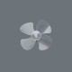 1pc D60 4 Blades 2mm Rc Boat Three Blades