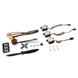 SonicModell Power Combo 1806 KV2400 Brushless Motor & 30A ESC & 8g Servo & 5045 Propeller
