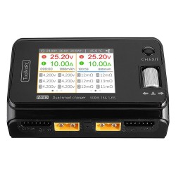 ToolkitRC M6D 500W 15A High Power DC Dual Smart Charger Discharger for 1-6S