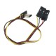 1pcs USB To AV Video Cable Output 5V DC Power BEC Input 90 Degree FPV Camera Part For Gopro Hero 3 Camera