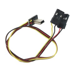 1pcs USB To AV Video Cable Output 5V DC Power BEC Input 90 Degree FPV Camera Part For Gopro Hero 3 Camera
