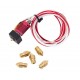 Ender 3 Hotend Assembled Ender 3 Pro Extruder Kit 24V 40W with Silicon Cover + 0.4mm Nozzles for Creality Ender 3