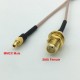 HGLRC F4 V6 Spare Part 105mm MMCX to SMA Female / RP-SMA Female FPV Antenna Connection Cable