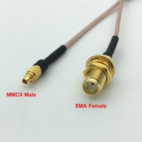 HGLRC F4 V6 Spare Part 105mm MMCX to SMA Female / RP-SMA Female FPV Antenna Connection Cable